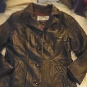 Leather Coat